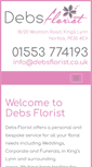 Mobile Screenshot of debsflorist.co.uk